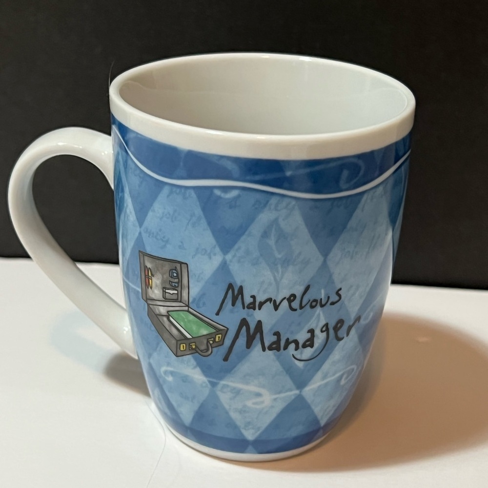 History & Heraldry  - MARVELOUS MANAGER Coffee Tea Cup Mug